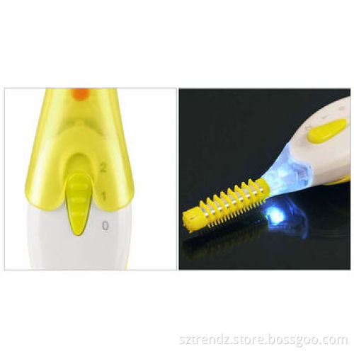 Electric Heated Eyelash Curler, Two Level Temperature, Rotating Action to Curl Lashes, Safe